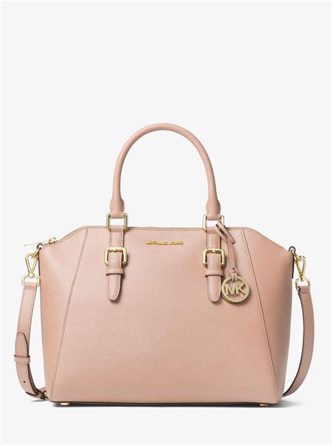 michael kors ciara large saffiano|Michael Kors Large Ciara Saffiano Leather Womens Satchel.